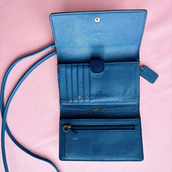 Coach 2015 Blue Crossbody Bag 63459 - Picture 5 of 7